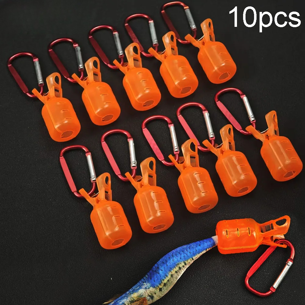 Fishing Lure Jig - 10pcs Squid Jig Hook Protector Case