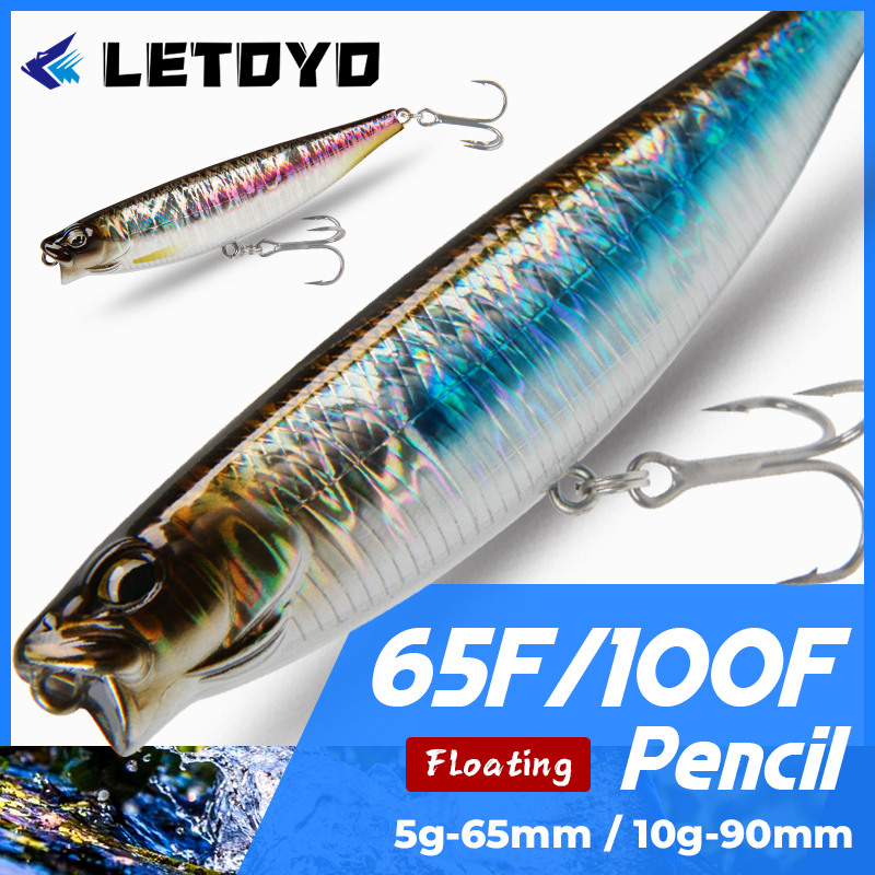 LETOYO 65mm 5g/90mm 10g Surfac - Fishing Lure Buzzbait avaliação e preço