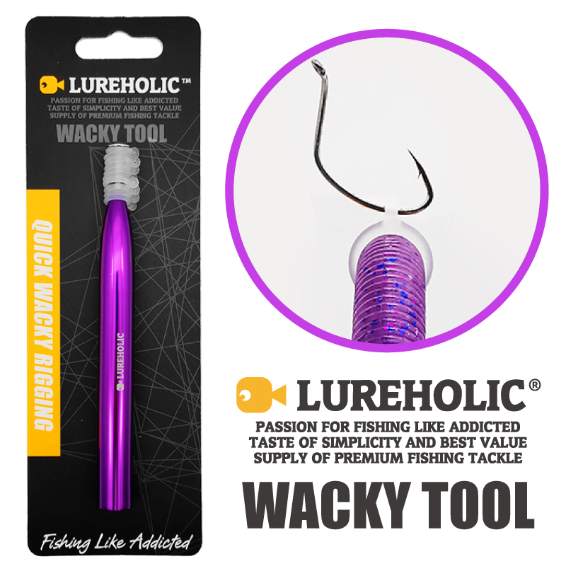 LUREHOLIC 8mm 12mm Wacky Tool  - Fishing Lure Kit avaliação e preço