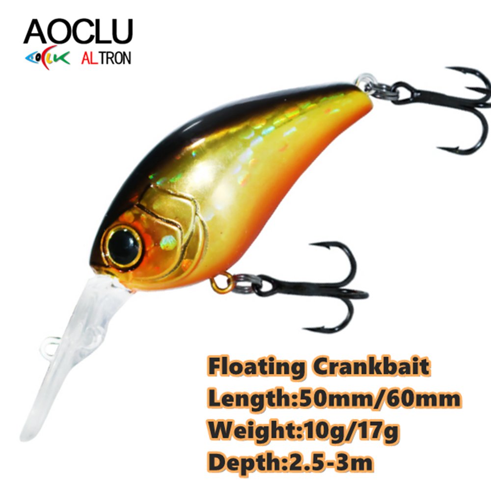 AOCLU Floating Minnow 50mm 10g - Fishing Lure Crankbait avaliação e preço