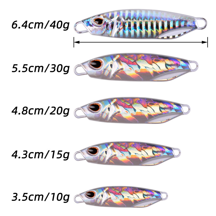 10Pcs Long Cast Metal Bait Spi - Fishing Lure Spinnerbait avaliação e preço
