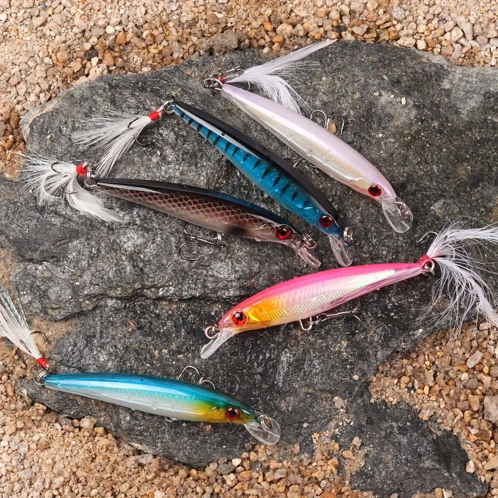 Laser 3D Eyes Bionic Minnow Fi - Fishing Lure Box avaliação e preço