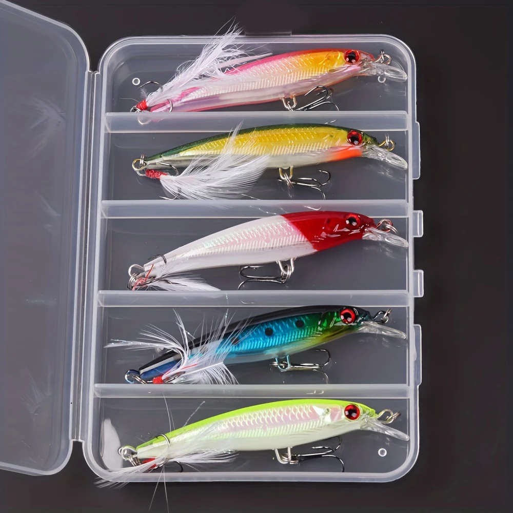 Laser 3D Eyes Bionic Minnow Fi - Fishing Lure Box avaliação e preço