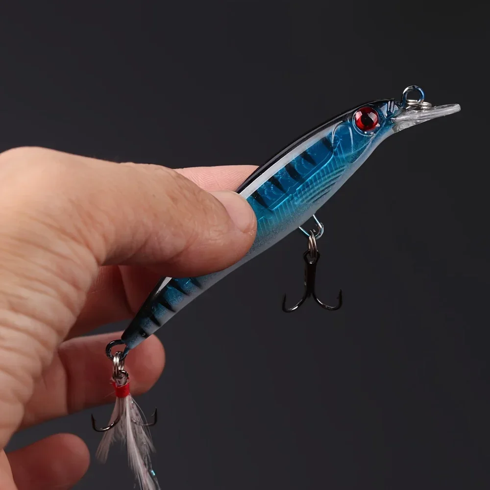 Laser 3D Eyes Bionic Minnow Fi - Fishing Lure Box avaliação e preço