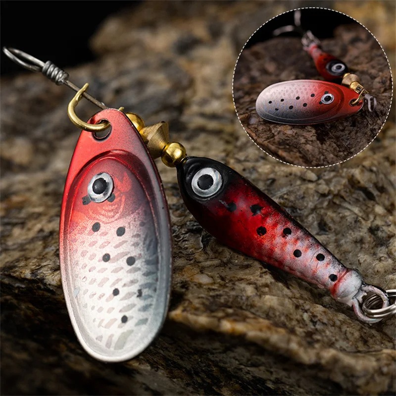 Fishing Spinner Lure Metal Rot - Fishing Lure Blade Bait avaliação e preço