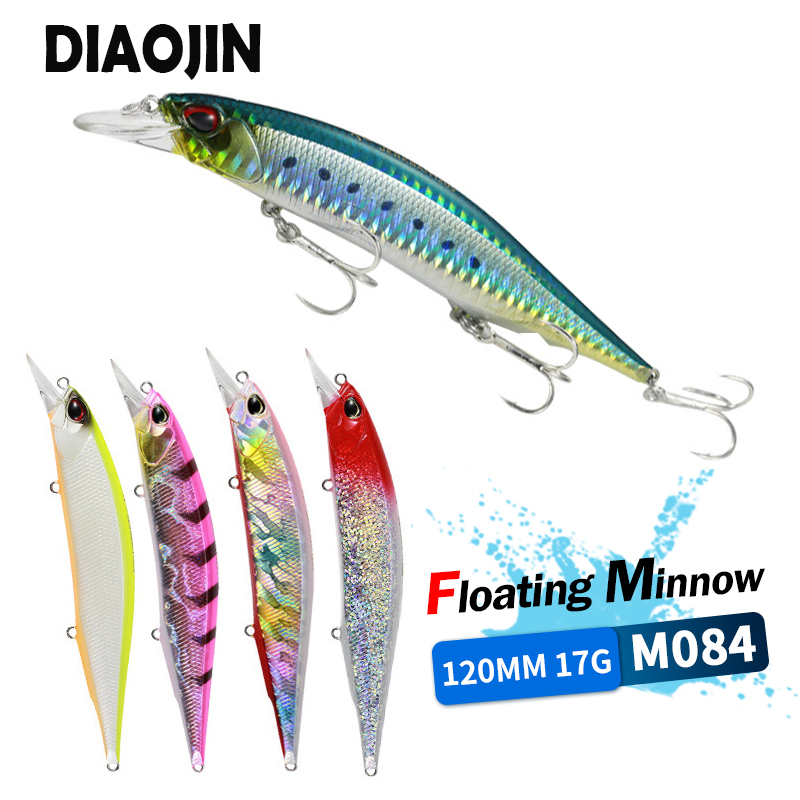 Realis Jerkbait 120F Floating  - Fishing Lure Soft Plastic avaliação e preço