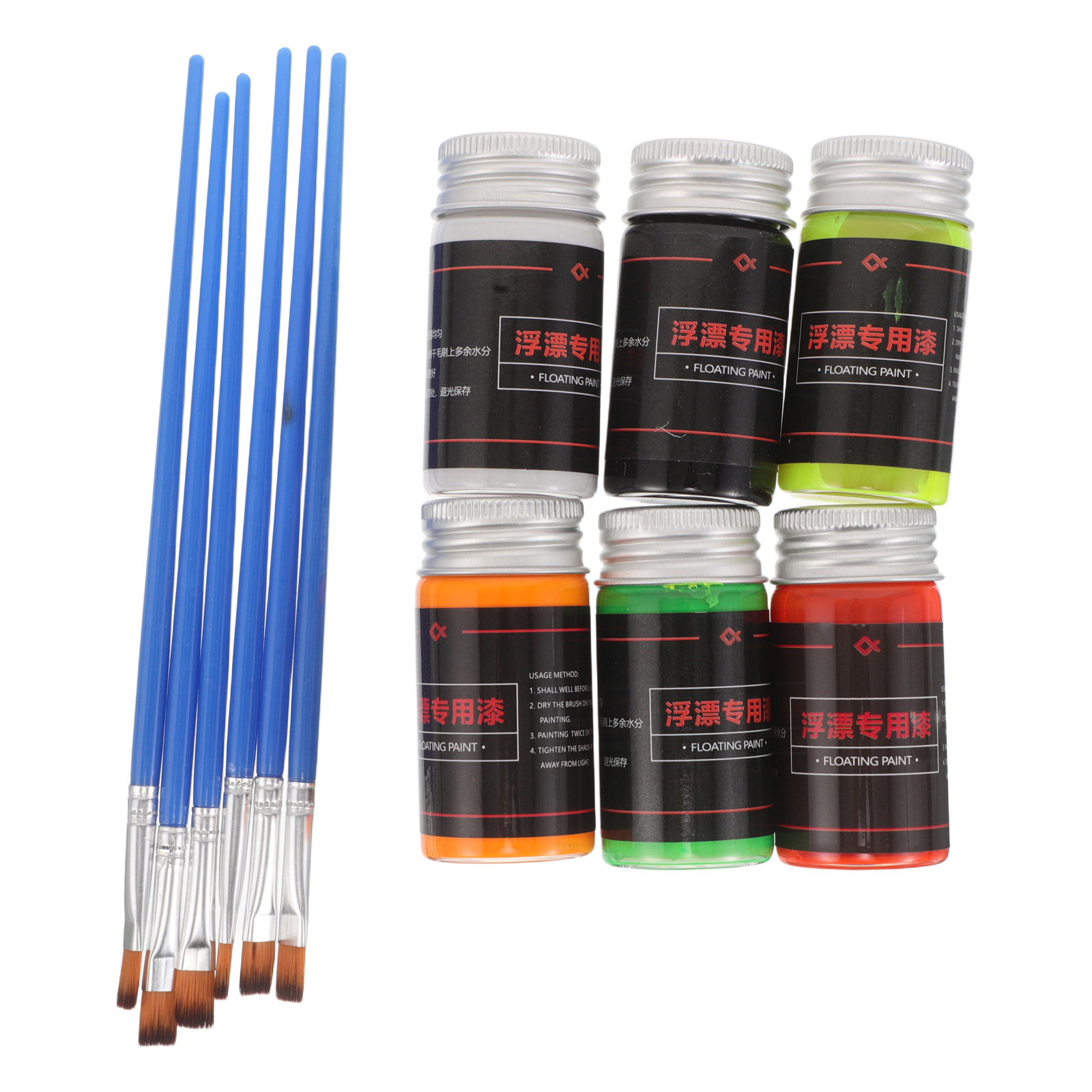 6pcs 30Ml Fluorescent Floating - Fishing Lure Making Kit avaliação e preço