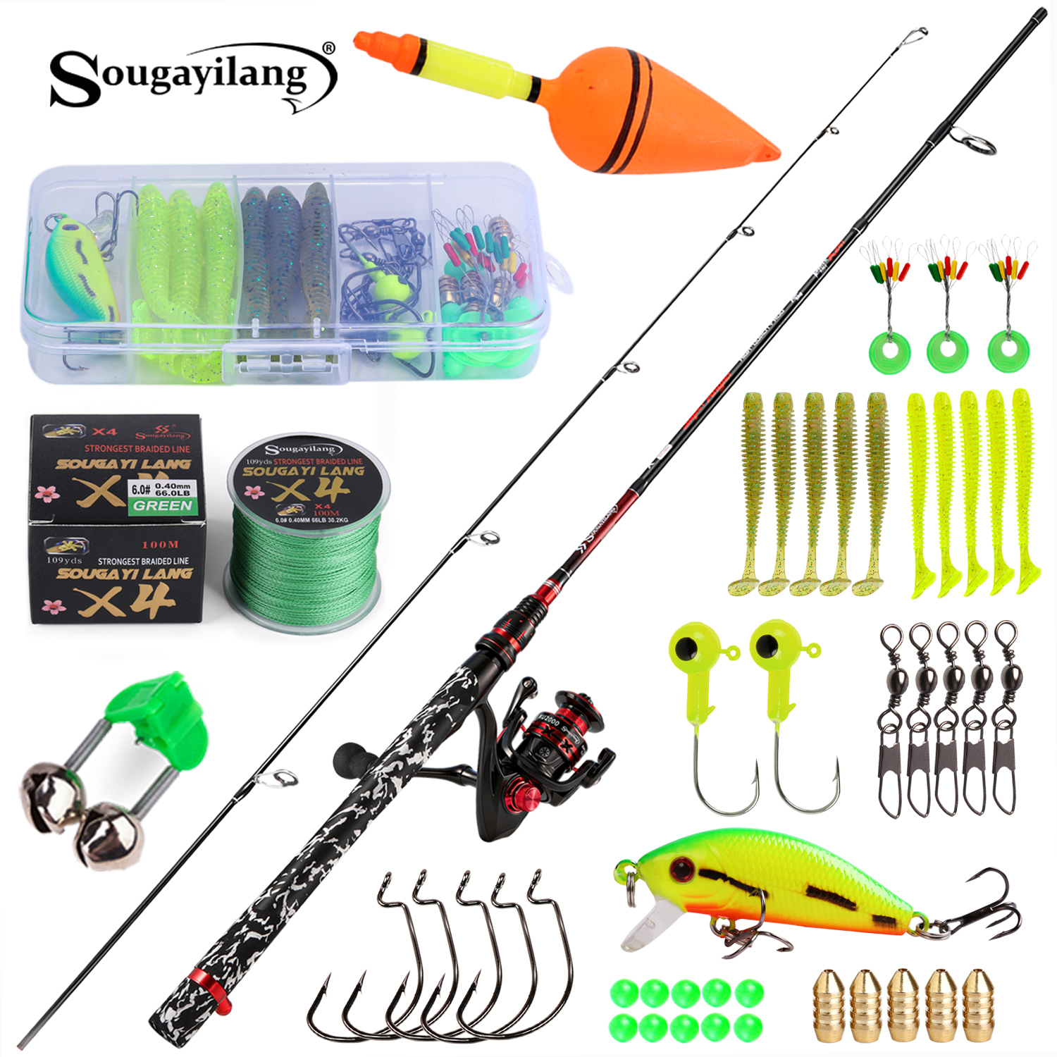 Sougayilang Spinning Fishing R - Fishing Lure Spinner avaliação e preço