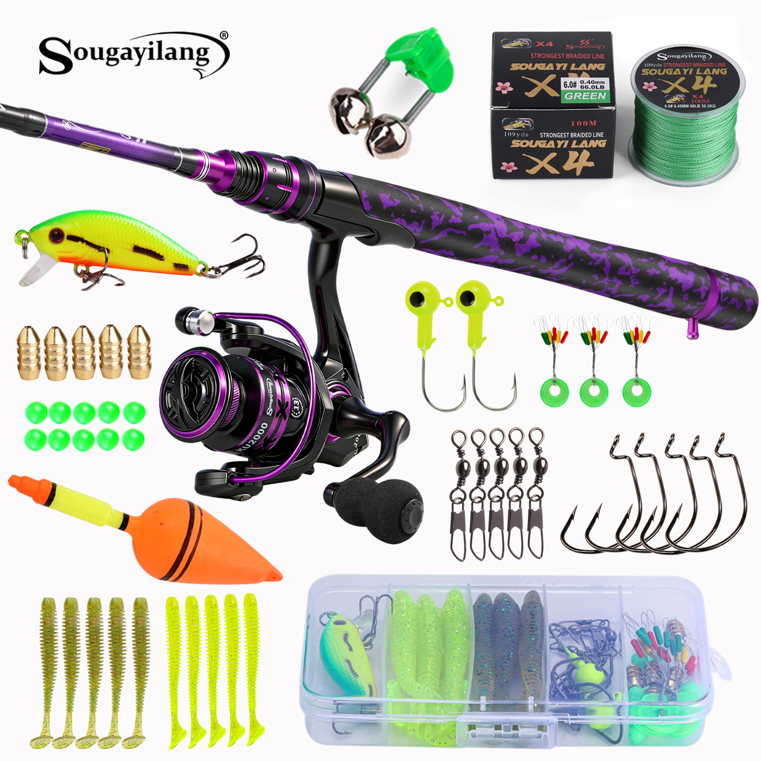 Sougayilang Spinning Fishing R - Fishing Lure Spinner avaliação e preço