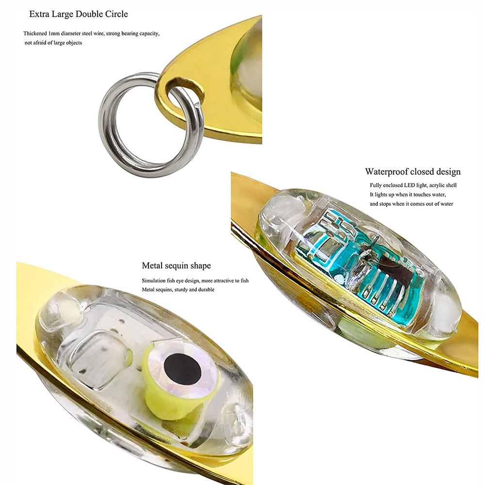 PRO BEROS LED Fishing Deep Dro - Fishing Lure Spoon avaliação e preço