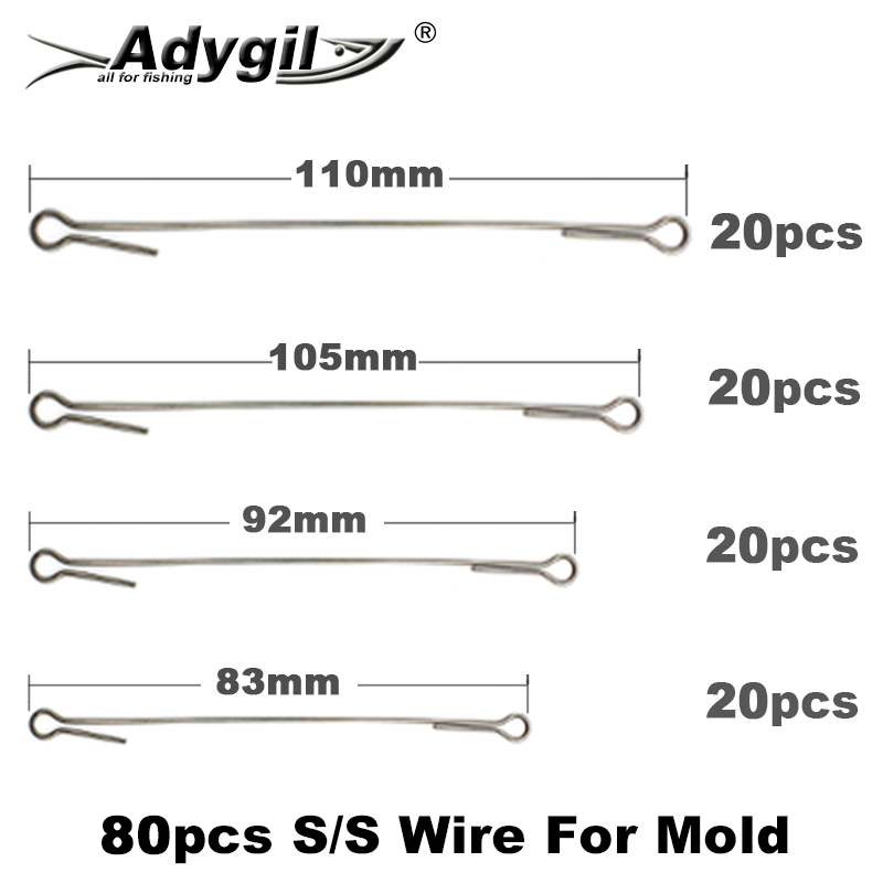Adygil DIY Fishing 80pcs S/S W - Fishing Lure Jig avaliação e preço