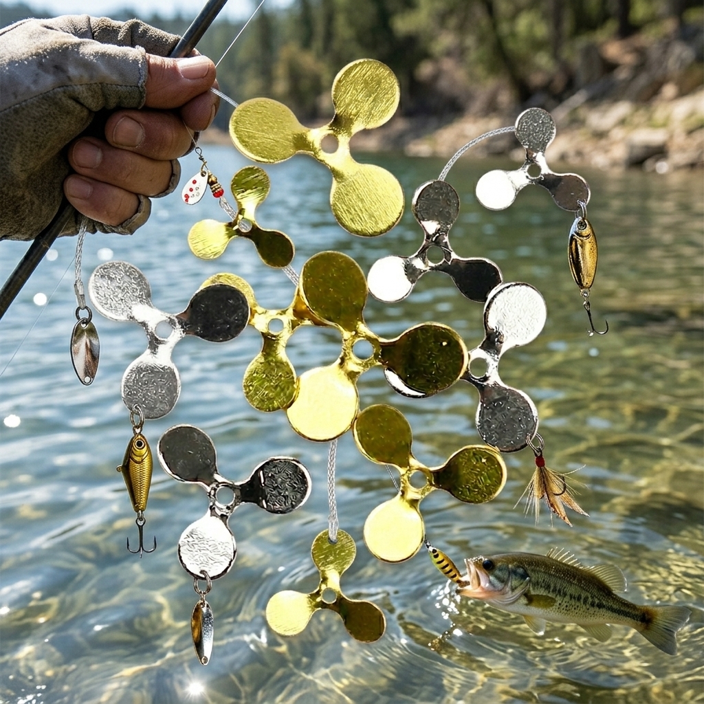 200Pcs 3-Blade Propeller Fishi - Fishing Lure Blade Bait avaliação e preço