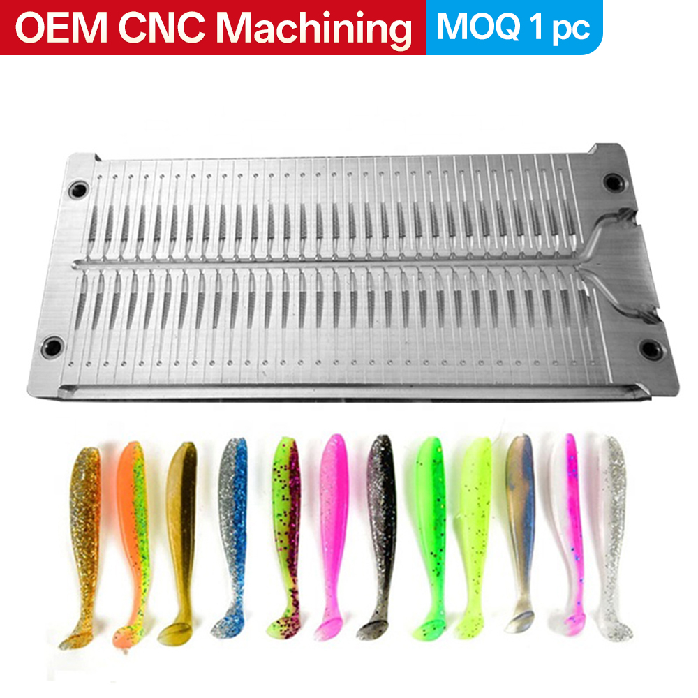 Custom Injection Molded Soft F - Fishing Lure Soft Plastic avaliação e preço