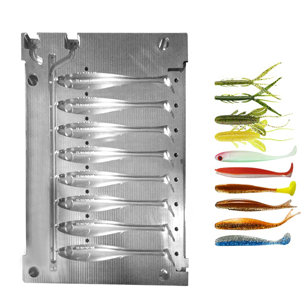Custom Injection Molded Soft F - Fishing Lure Soft Plastic avaliação e preço