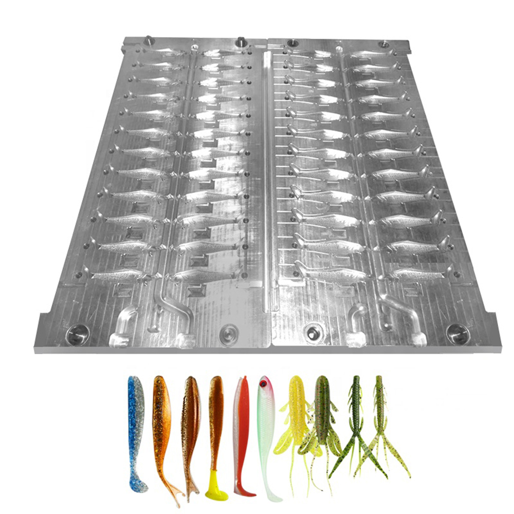 Custom Injection Molded Soft F - Fishing Lure Soft Plastic avaliação e preço