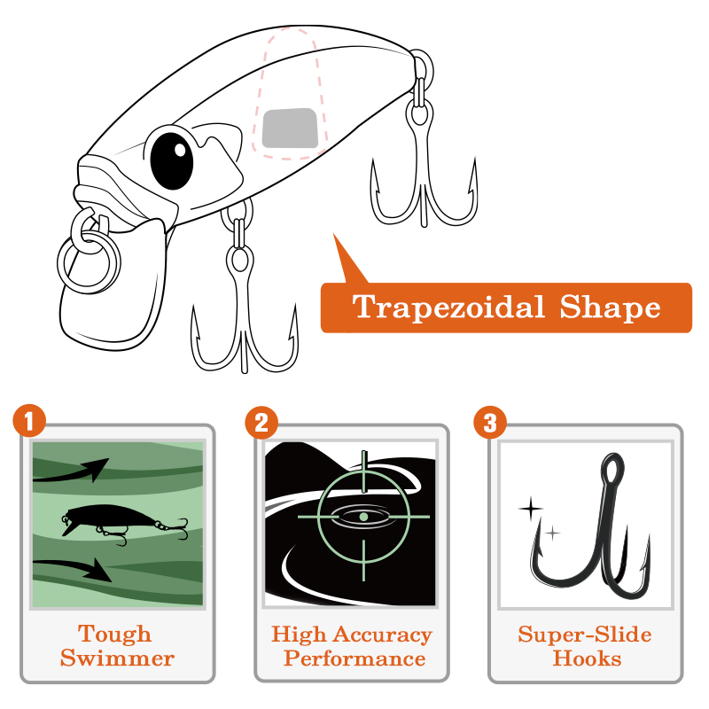 TSURINOUA 46S 46mm 5g Bait Fin - Fishing Lure Buzzbait avaliação e preço