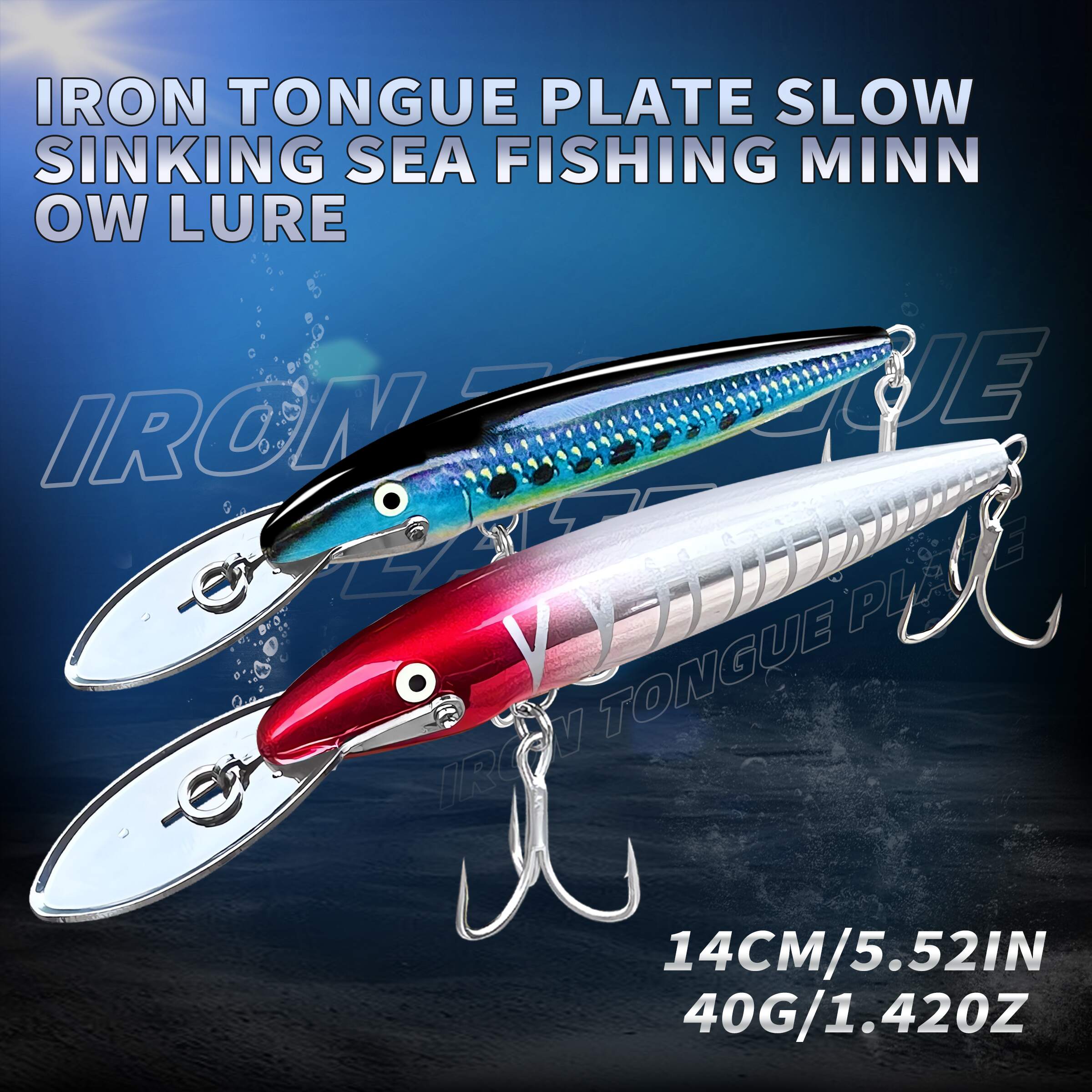 BASSKING Sinking Minnow Bait 1 - Fishing Lure Jerkbait avaliação e preço