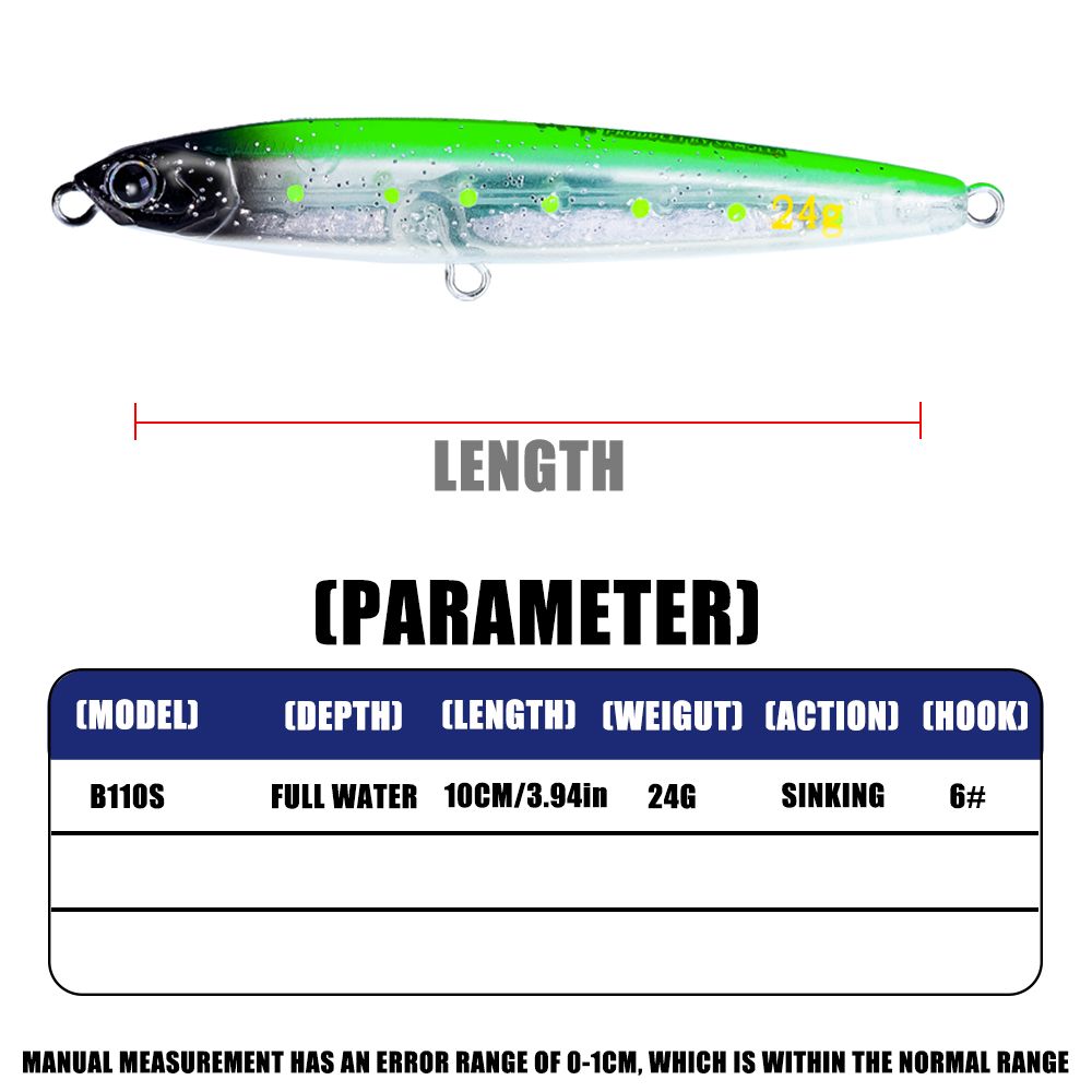 Fishing Lure 4pcs/set Pencil S - Fishing Lure Spoon avaliação e preço