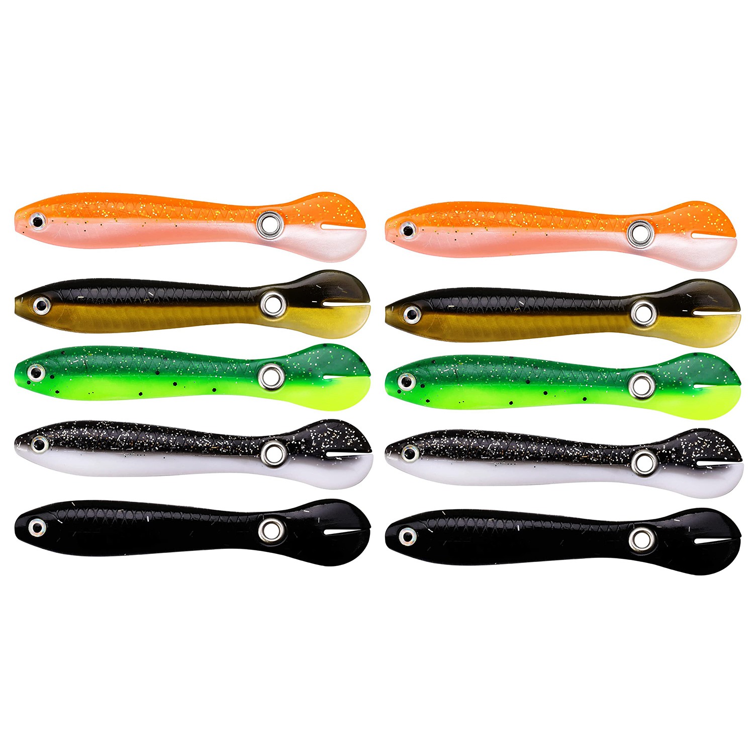10Pcs Soft Fishing Lure,Fishin - Fishing Lure Soft Plastic avaliação e preço