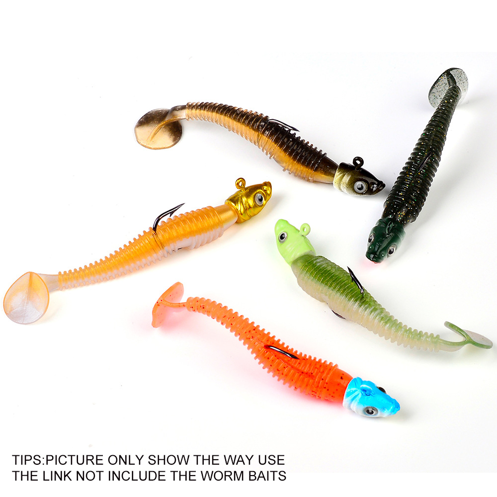 LHFSH 5Pcs Jig Head Hook Rockf - Fishing Lure Accessories avaliação e preço