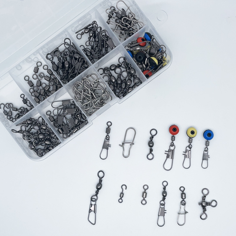 115pcs Fishing Swivel Connecto - Fishing Lure Kit avaliação e preço