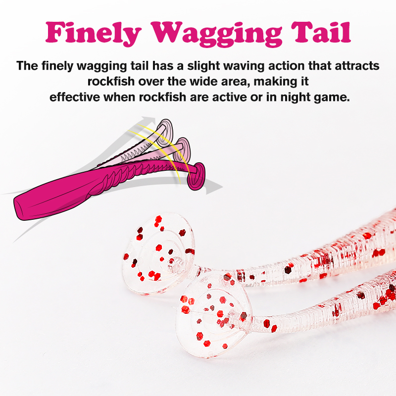TSURINOYA 38mm 0.4g Soft Fishi - Fishing Lure Soft Plastic avaliação e preço