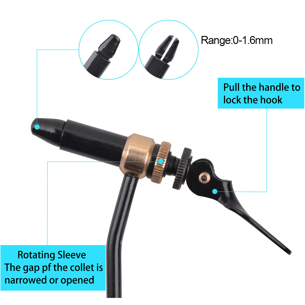 Rotary Fly Tying Vise Tool Saf - Fishing Lure Jig avaliação e preço
