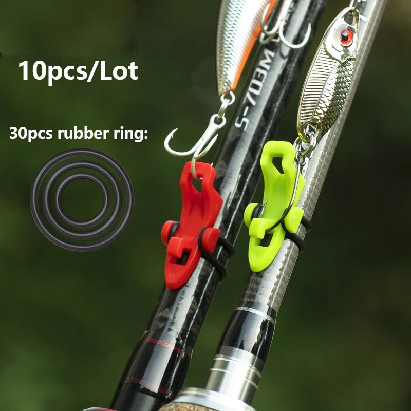 10-30pcs Fishing Rod Pole Hook - Fishing Lure Jig avaliação e preço