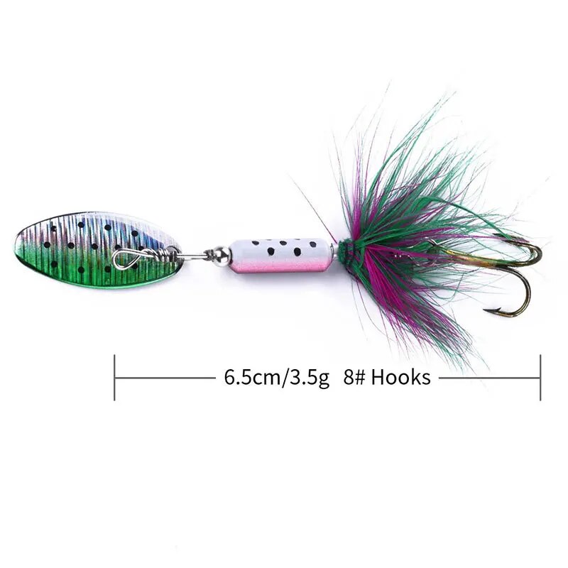 Metal VIB Lures 1PCS 3.5g Feat - Fishing Lure Spoon avaliação e preço