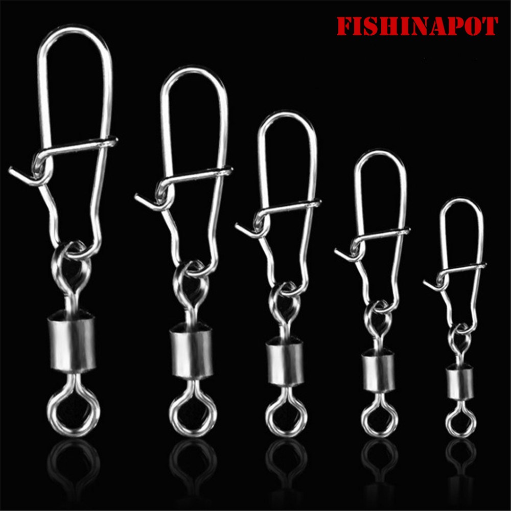 FISHINAPOT 30pcs/lot 2#-10# St - Fishing Lure Spinnerbait avaliação e preço