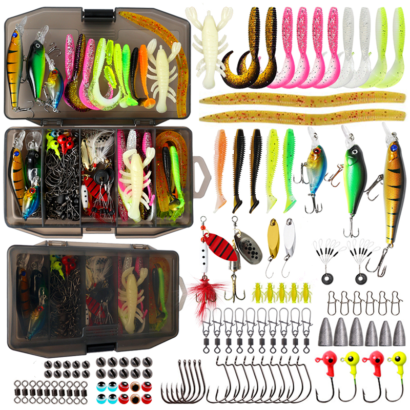 New 120PCS Fishing Lure Set So - Fishing Lure Jig avaliação e preço