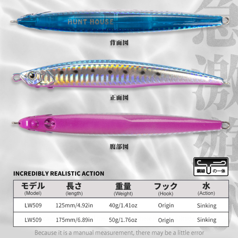 Hunthouse Jerk Press Bait Sink - Fishing Lure Buzzbait avaliação e preço