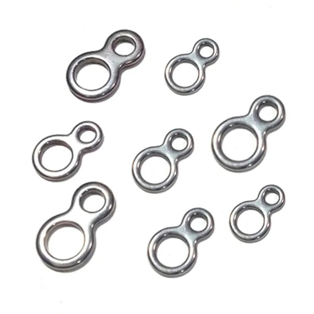 10Pcs Fishing Solid Ring Stain - Fishing Lure Jig avaliação e preço