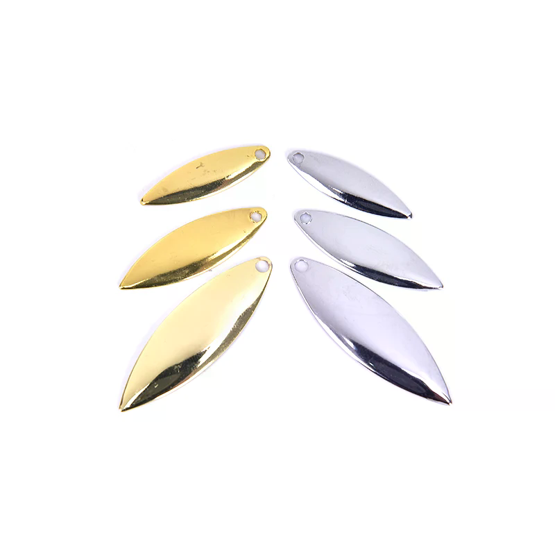 50pcs Willow Spinner Blades Sm - Fishing Lure Blade Bait avaliação e preço