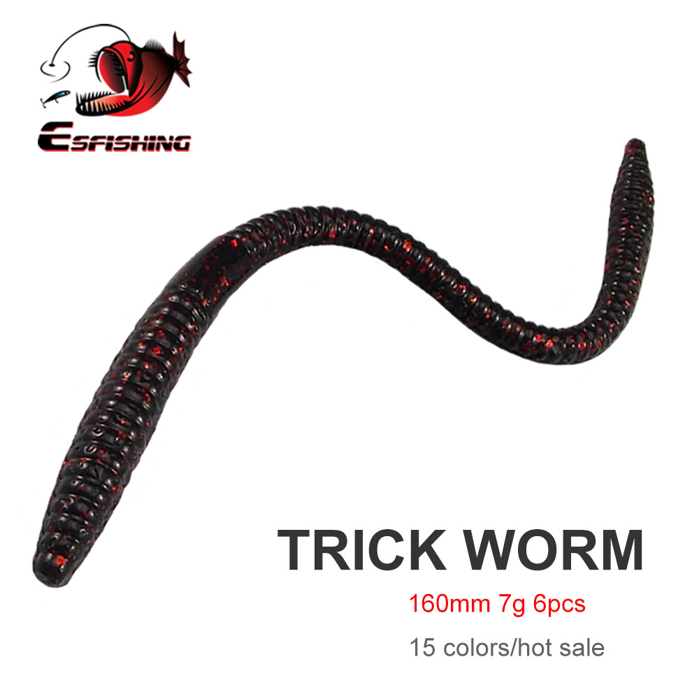 Esfishing Silicone Soft Bait T - Fishing Lure Soft Plastic avaliação e preço