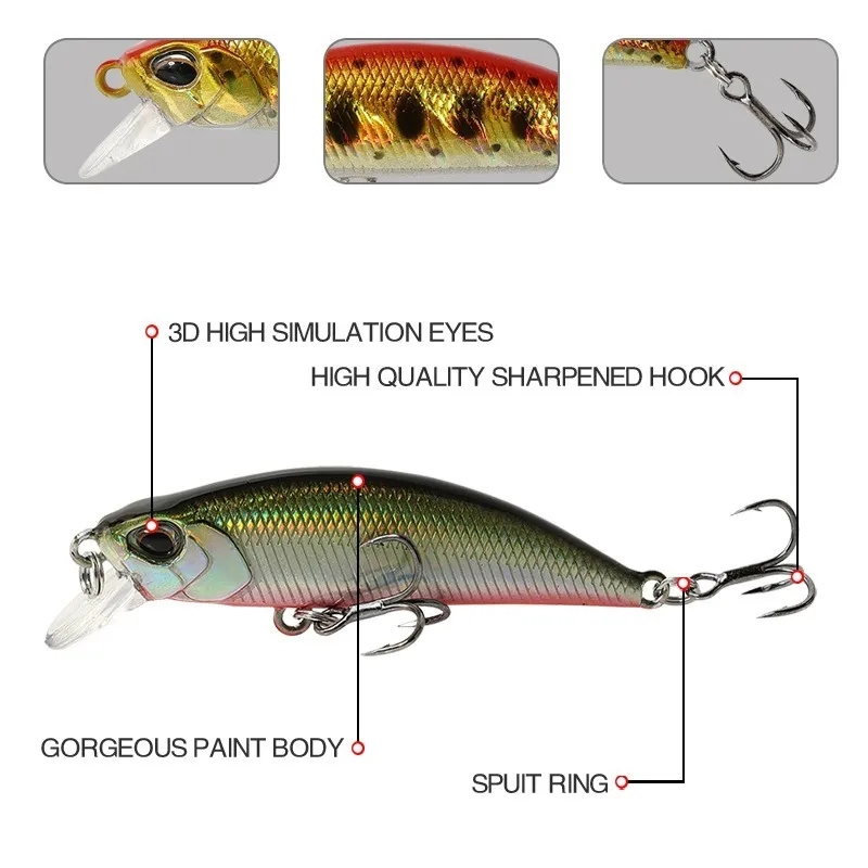 15Pcs Sinking Minnow Fishing L - Fishing Lure Jerkbait avaliação e preço