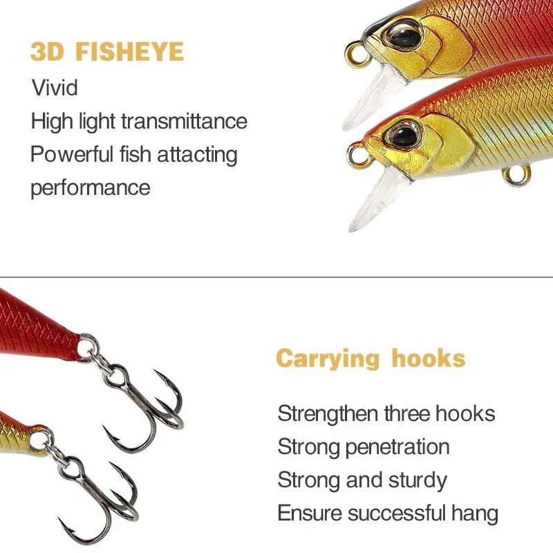 15Pcs Sinking Minnow Fishing L - Fishing Lure Jerkbait avaliação e preço
