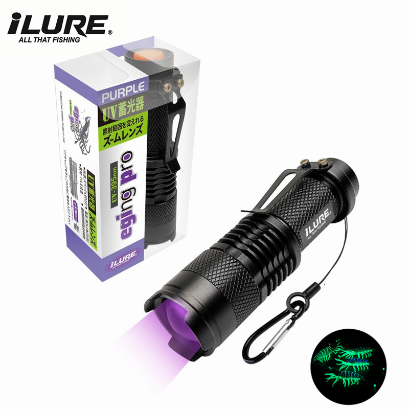 Mini UV Flashlight 395nm Ultra - Fishing Lure Jig avaliação e preço