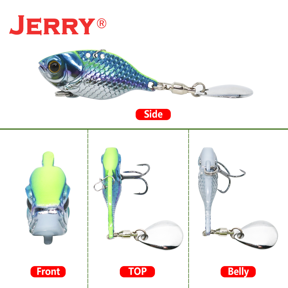 Jerry Dory Metal Blade VIB Ten - Fishing Lure Blade Bait avaliação e preço