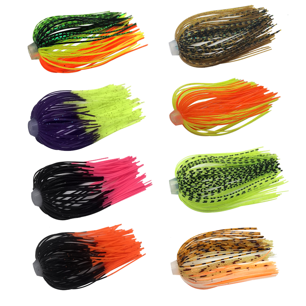5 pcs/lot  88 Strands  64mm Si - Fishing Lure Buzzbait avaliação e preço