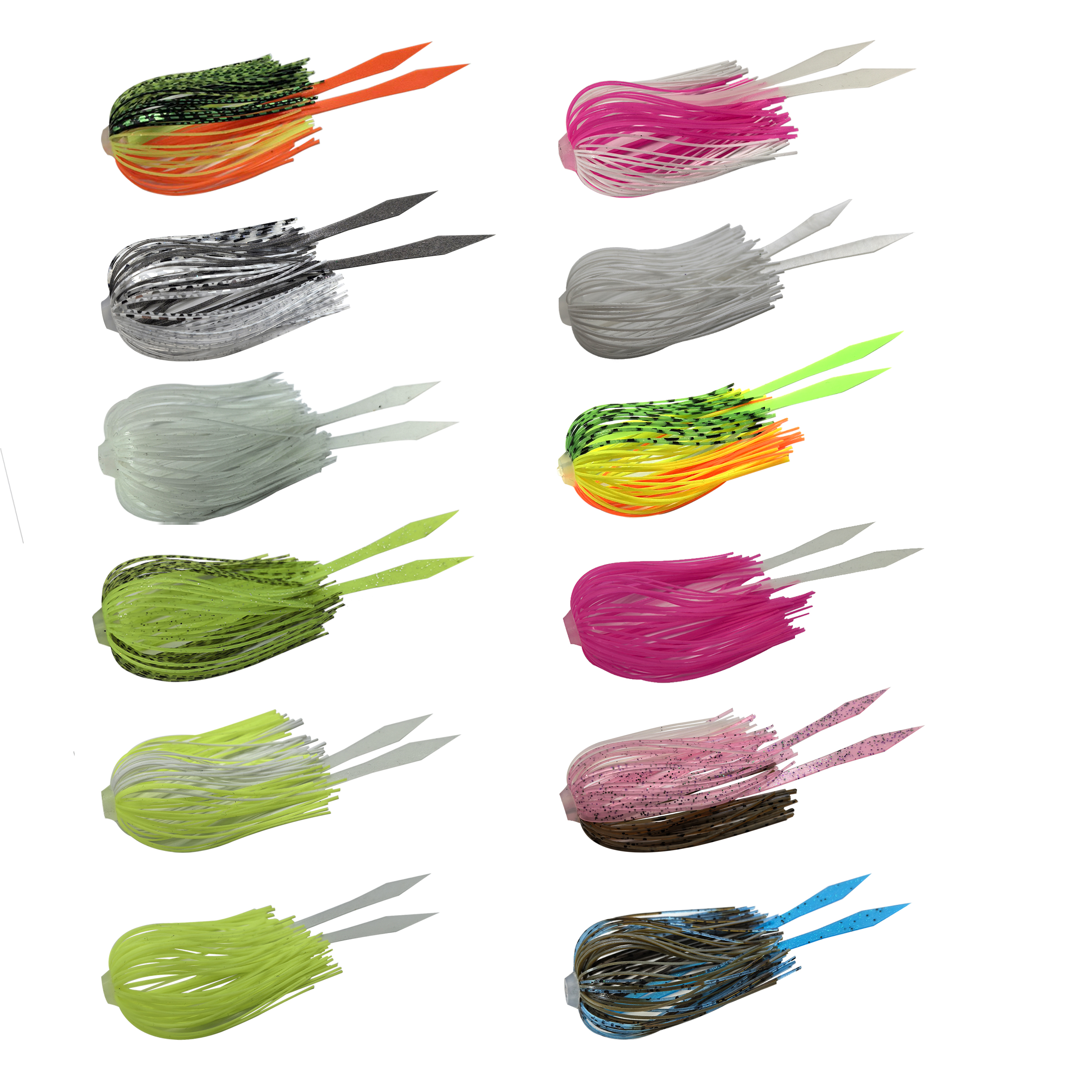 5 pcs/lot  88 Strands  64mm Si - Fishing Lure Buzzbait avaliação e preço