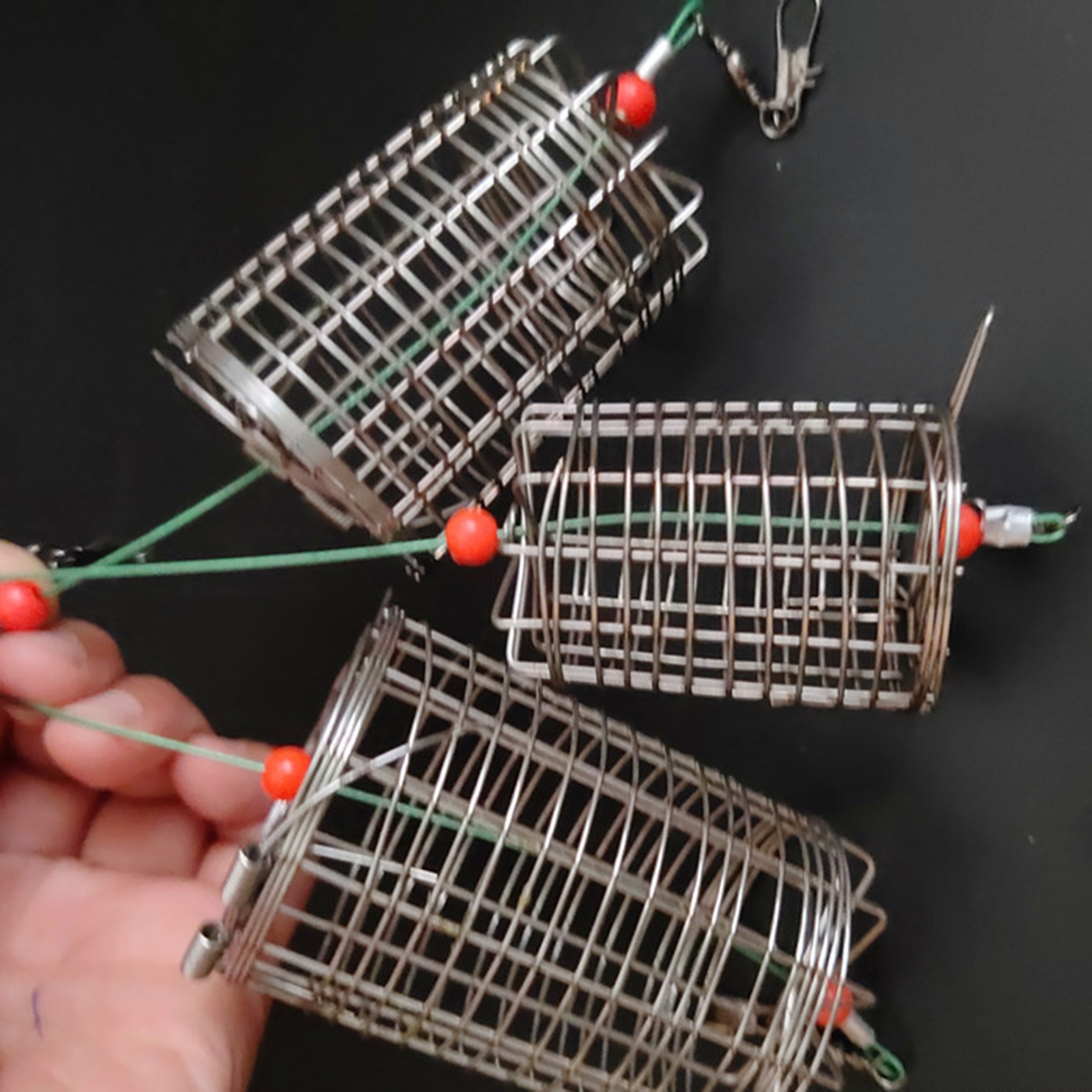 5x Solid Fishing Feeder Cage T - Fishing Lure Topwater avaliação e preço