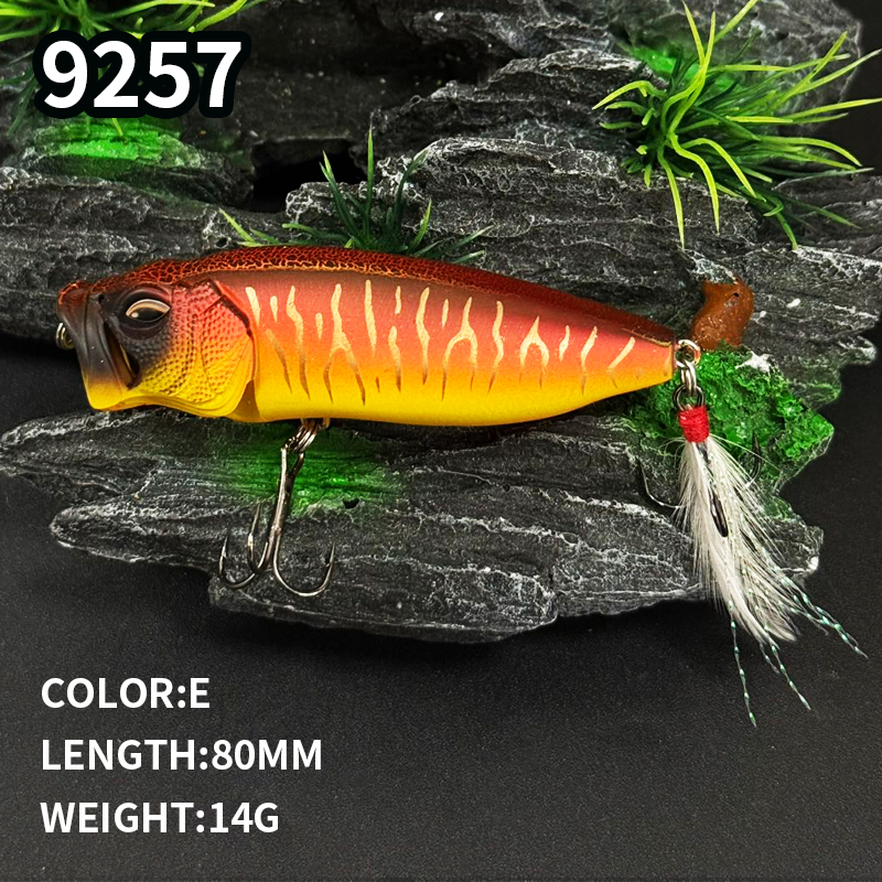 Popper Lure Topwater Bait 80mm - Fishing Lure Popper avaliação e preço