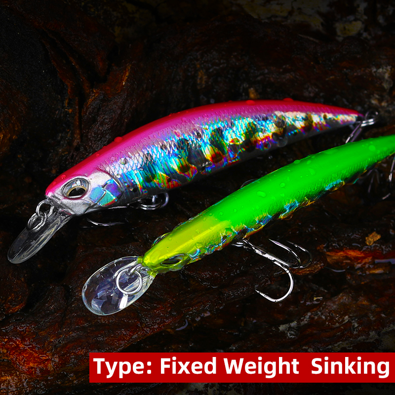TSURINOYA Sinking Minnow Long  - Fishing Lure Jerkbait avaliação e preço