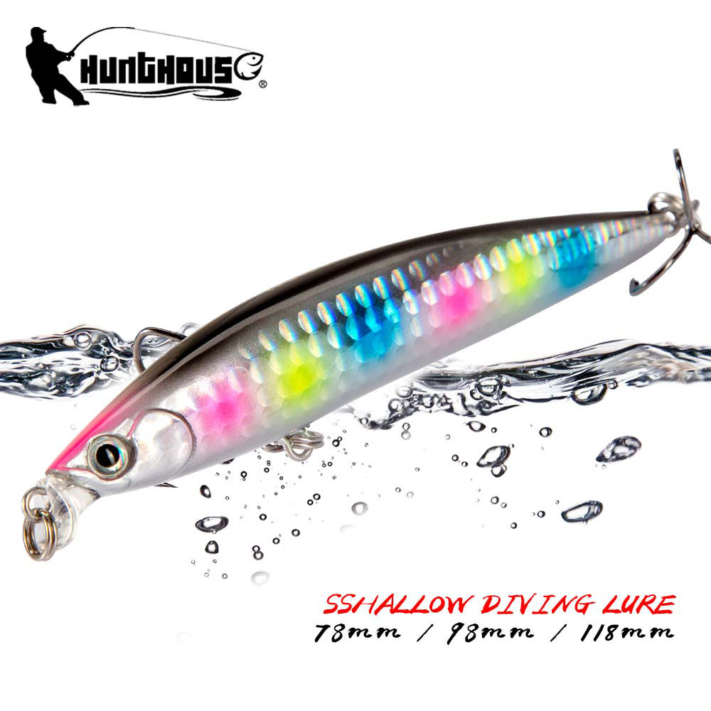 Hunthouse Jerkbait Minnow Fish - Fishing Lure Jerkbait avaliação e preço