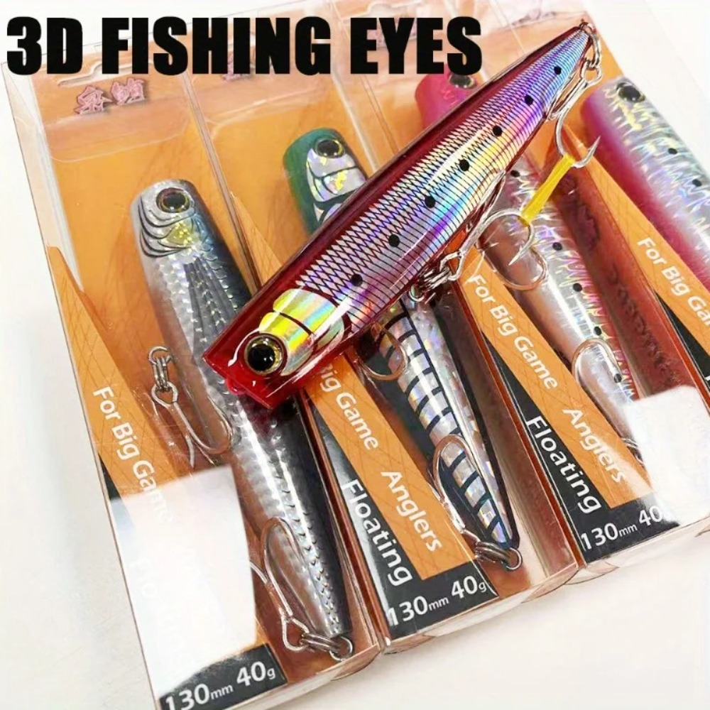 1PC Large Size ABS Popper Lure - Fishing Lure Popper avaliação e preço