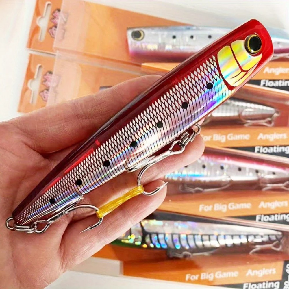1PC Large Size ABS Popper Lure - Fishing Lure Popper avaliação e preço