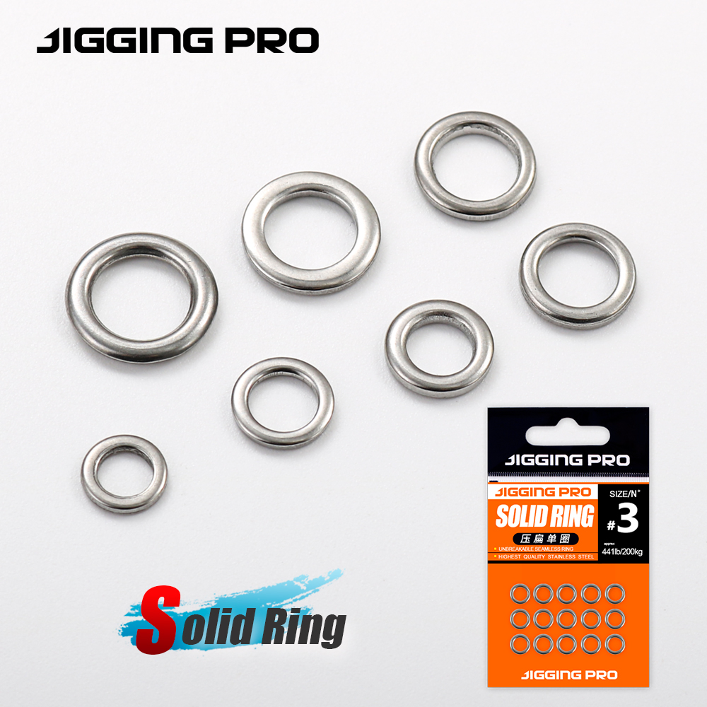 JIGGING PRO Fishing Solid Ring - Fishing Lure Jig avaliação e preço