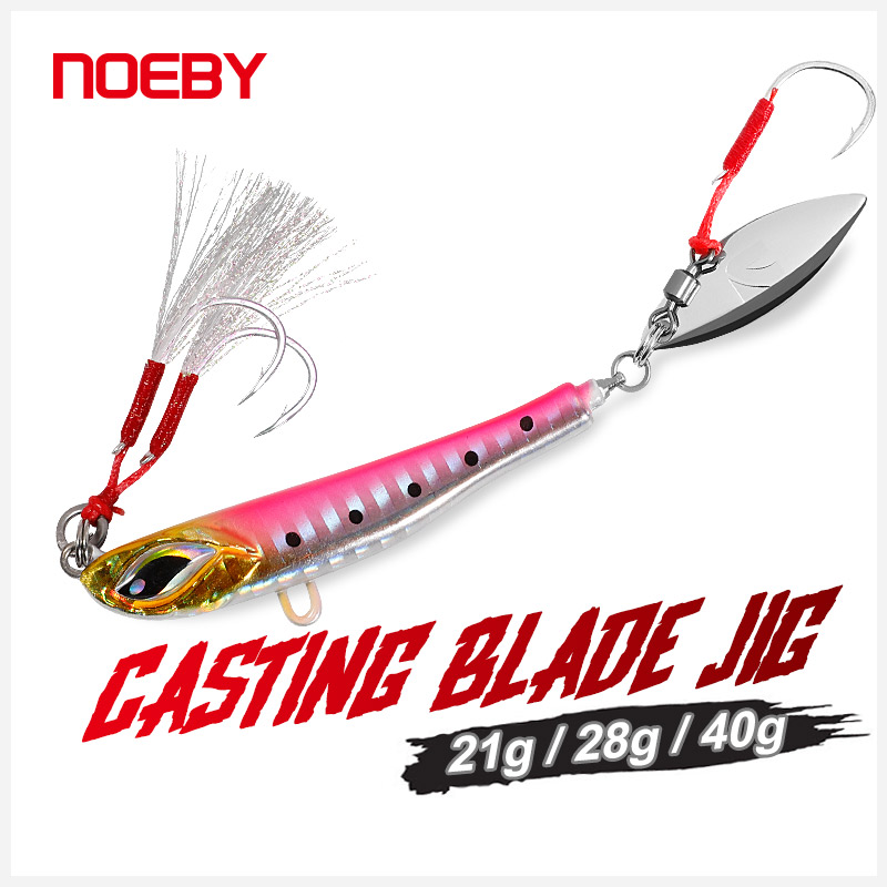 Noeby Blade Jig Lure 21g 28g 4 - Fishing Lure Blade Bait avaliação e preço