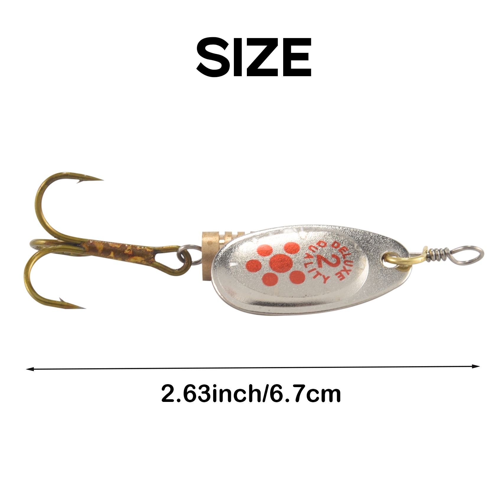 AS98-10 Pieces Spoon Lure With - Fishing Lure Blade Bait avaliação e preço